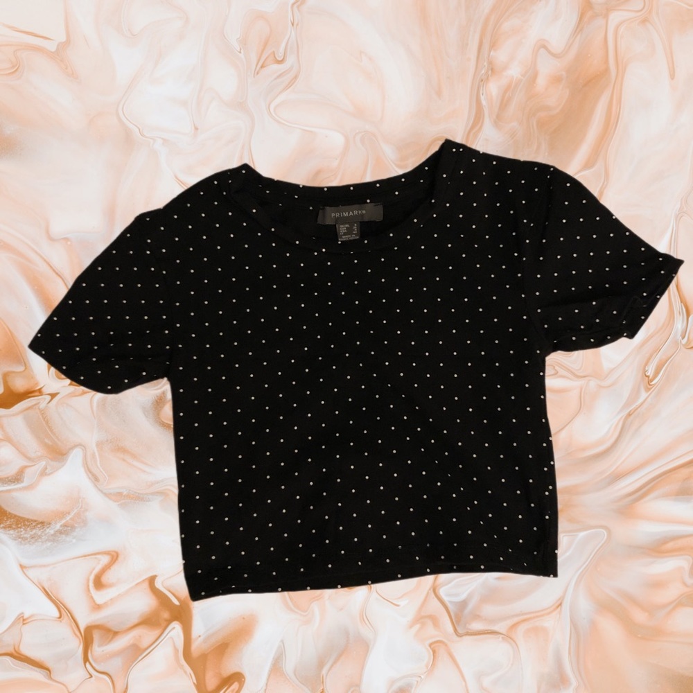 PRIMARK Size 4 Polka Dot Crop Top